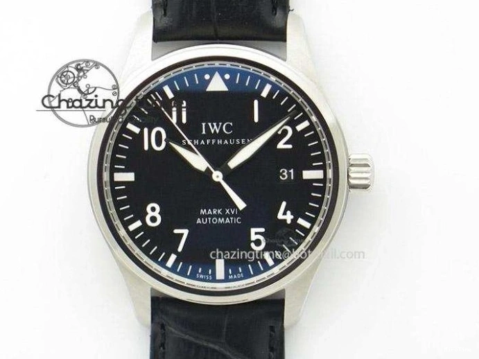 MIROTIME 0216 Aquatimer Chrono IW376702 SS BLS 1:1 Best Edition Black Dial on Black Rubber Strap A WellDesigned 7105